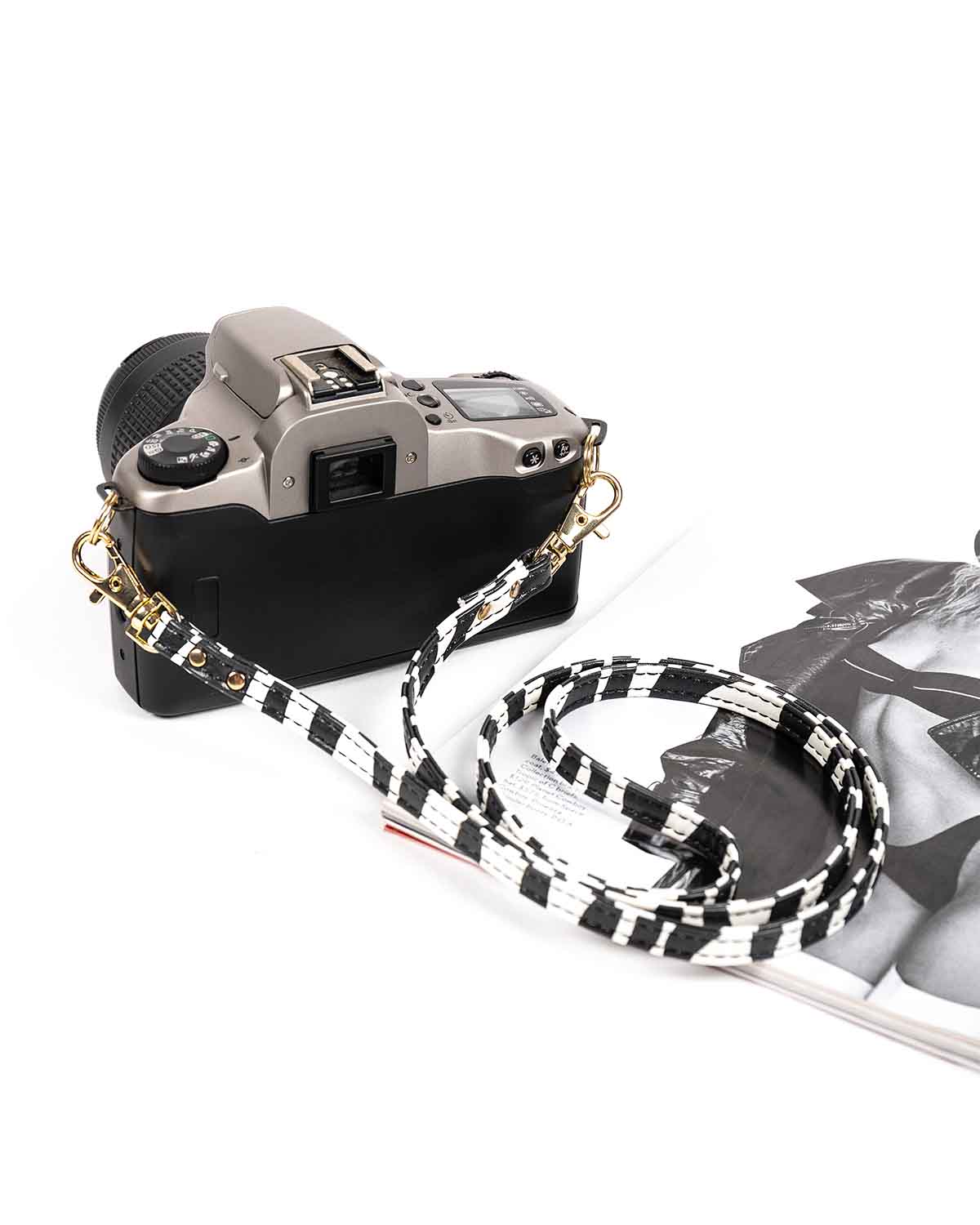 Scarlett Camera Strap - Zebra Black & White