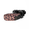 brown leopard animal print camera strap for women