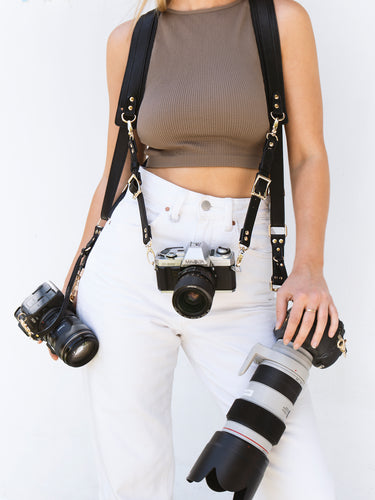 camera holster stylish vegan camera harness
